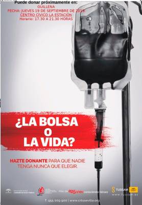 Jornada de donación de sangre en el Centro Cívico de Guillena