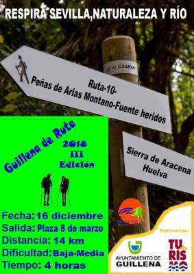 Domingo 16, ‘Guillena de ruta’ propone senderismo por la Sierra de Aracena