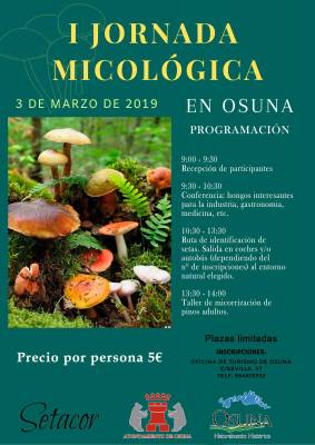 Presentadas las primeras jornadas micológicas de Osuna
