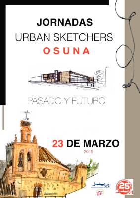 La Escuela Universitaria de Osuna y el nuevo edficio universitario serán los protagonistas de las jornadas Urban Sketchers del próximo sábado 23 de marzo 