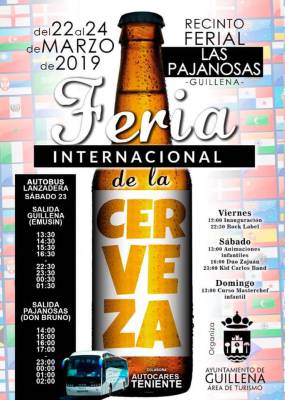 Del 22 al 24 de marzo, Feria internacional de la cerveza en Las Pajanosas