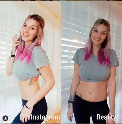 Las diferencias entre Instagram y la vida real