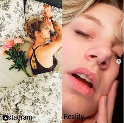 Las diferencias entre Instagram y la vida real