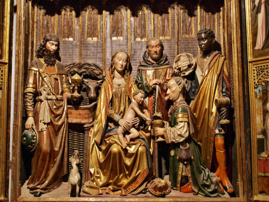 Tríptico de los Reyes Magos. Colegiata de San Cosme y San Damián. Covarrubias (Burgos). / Antonio Puente Mayor