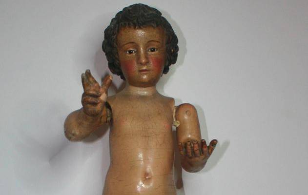 Un Niño Jesús atribuido al círculo de Martínez Montañés, a restauración en Carmona