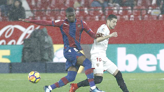 El Levante solo perdió en una de su últimas seis visitas al Sevilla