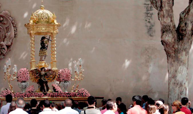 Paso del Niño Jesús de la procesión del Corpus de la Magdalena. / Javier Díaz