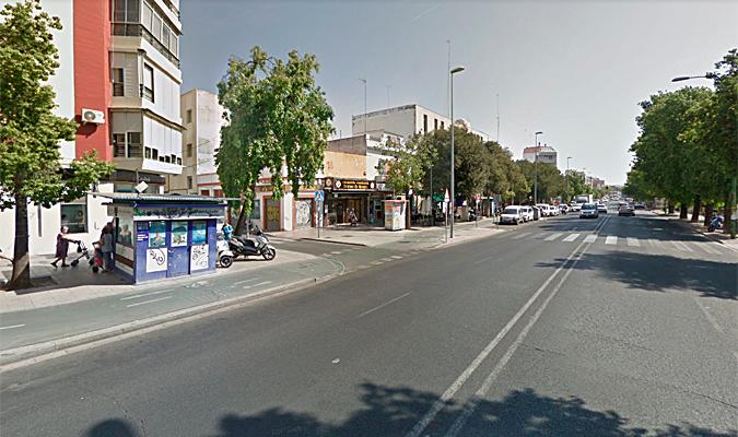 La calle Marqués de Pickman, a la altura de la calle Doña Juana de Castilla, donde han ocurrido los hechos. Foto: El Correo.