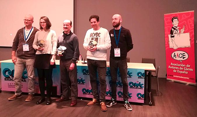  Carmona en Viñetas recibe el Premio Nacional de Cómic en Barcelona. / El Correo