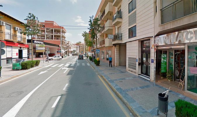 Avenida Calvo Sotelo en Beniel, donde ocurrieron los hechos. / Google Maps