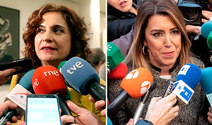 María Jesús Montero y Susana Díaz. / El Correo