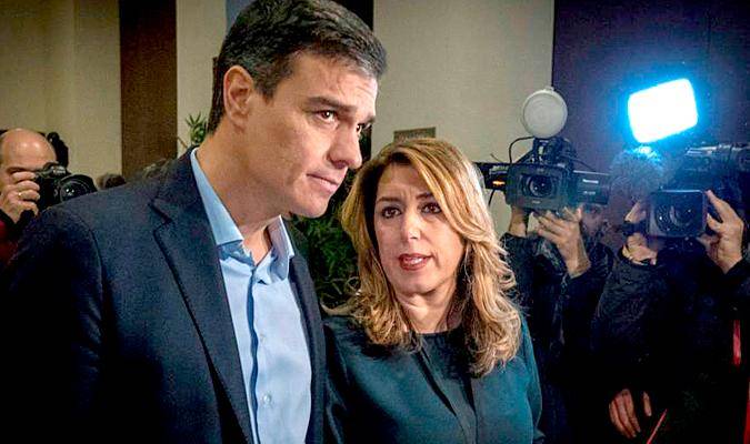 Pedro Sánchez y Susana Díaz en una imagen de archivo. / EFE