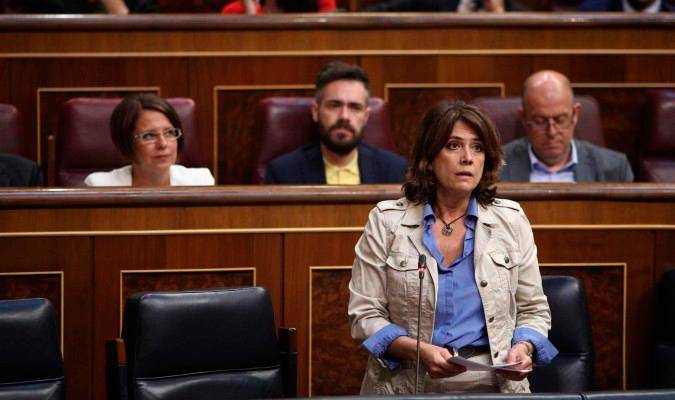 La ministra de Justicia, Dolores Delgado. / Europa Press