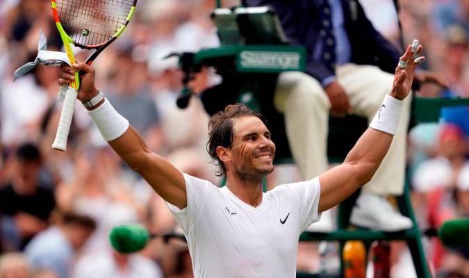 Nadal y Bautista se meten en cuartos de final de Wimbledon