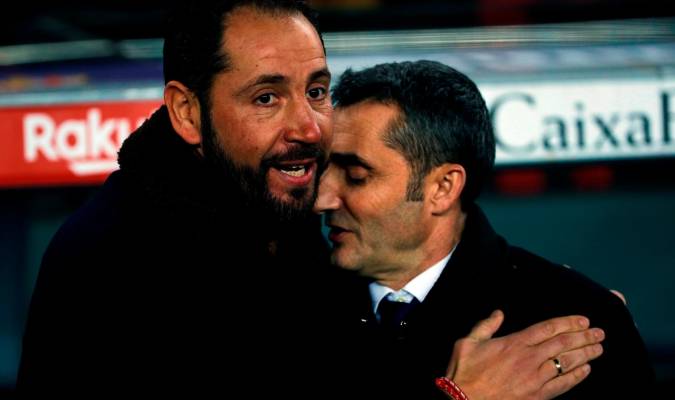 Machín: «Es duro volverte para Sevilla con esos seis goles»