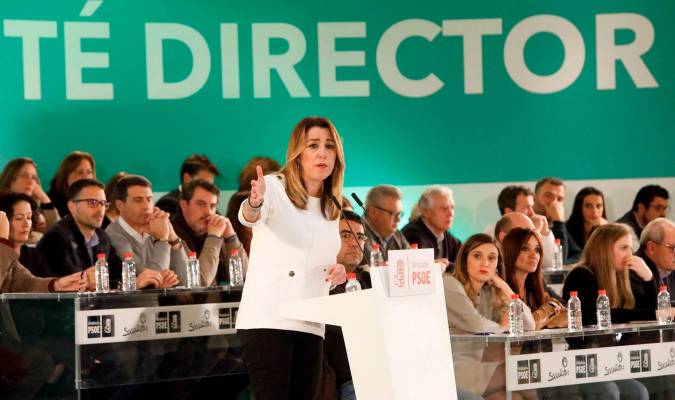 Susana Díaz afirma que el nuevo Gobierno andaluz nace «roto en dos mitades»