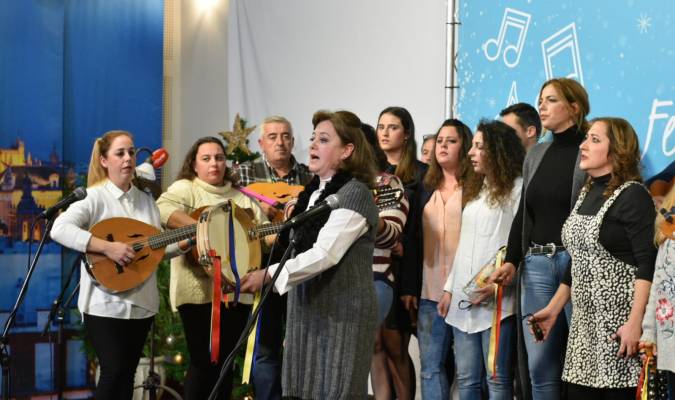 El coro de la Aurora de Los Palacios y Villafranca ha ganado el VI Concurso de Villancicos. Foto: Jesús Barrera. 