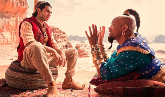 Will Smith da vida al Genio en la nueva película de ‘Aladdin’. / EFE