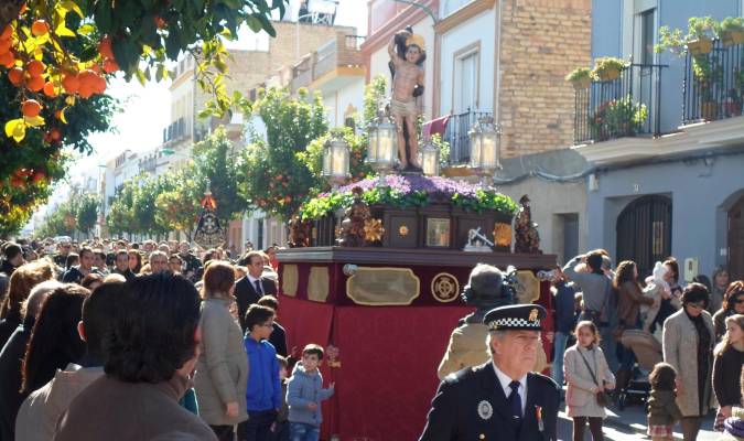 La Policía Local de los Palacios y Villafranca se reconcilia este año con el patrón, San Sebastián