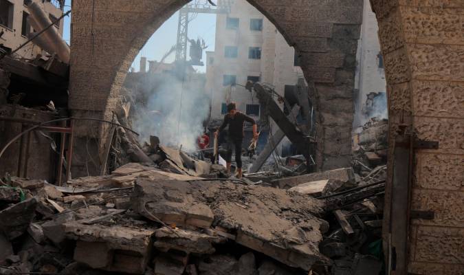Imagen de los destrozos de la guerra en Gaza. / E.P.