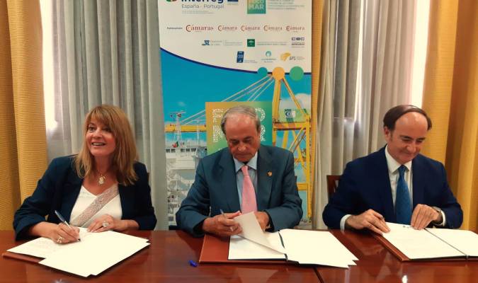 Focomar sella un acuerdo de colaboración entre los puertos de Huelva y Algeciras