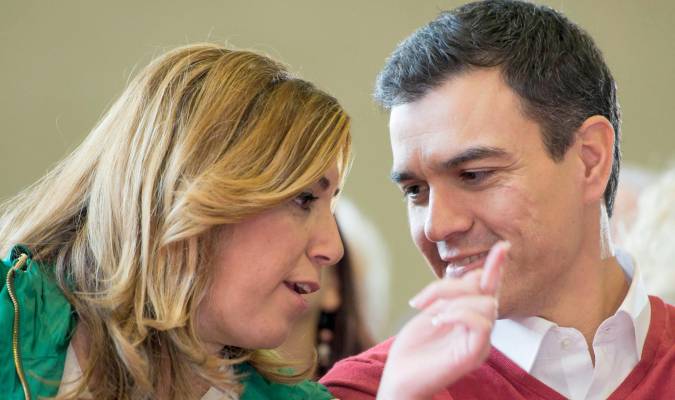 Pedro Sánchez y Susana Díaz presentan a Espadas como candidato a la Alcaldía