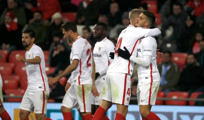 El Sevilla abre la trilogía ante el Athletic sentenciando en Copa