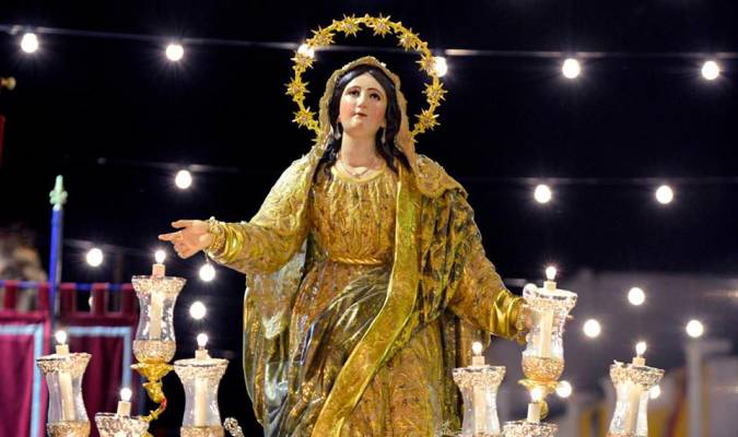 Nuestra Señora de la Asunción, titular de la hermandad homónima de Cantillana.