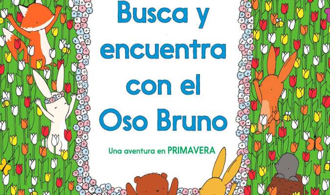 «Busca y encuentra con el oso Bruno: Una aventura en primavera»