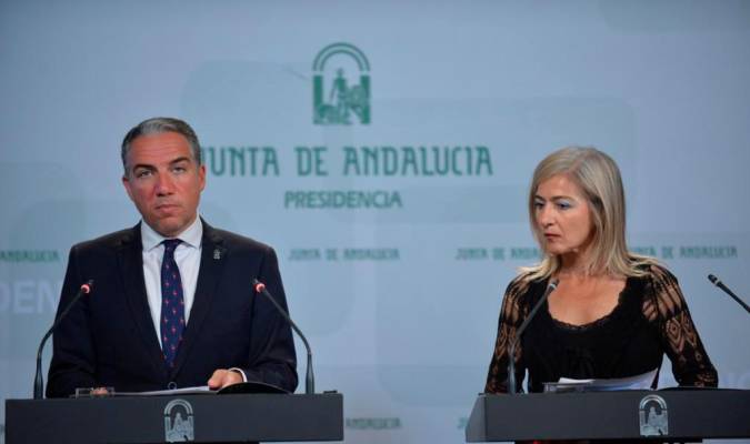 Elías Bendodo y Patricia del Pozo. / @AndaluciaJunta