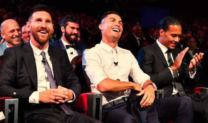 Cristiano Ronaldo, Lionel Messi y Virgil Van Dijk optan al premio ‘The Best’. / EFE