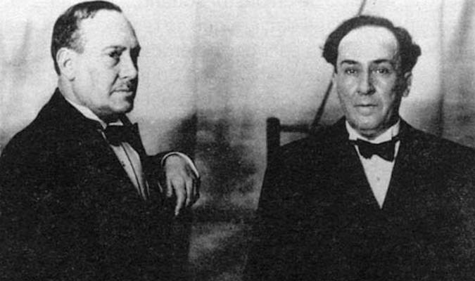 Manuel y Antonio Machado, dos de los mejores escritores sevillanos en la cultura española del siglo XX.