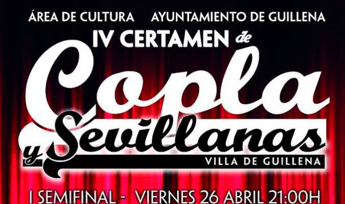 Cartel anunciador del IV Certamen de Copla y Sevillana