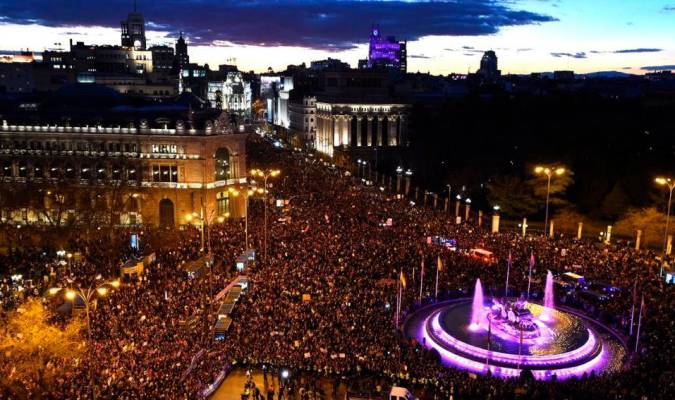 Manifestación en Madrid el pasado 8 M. / EFE
