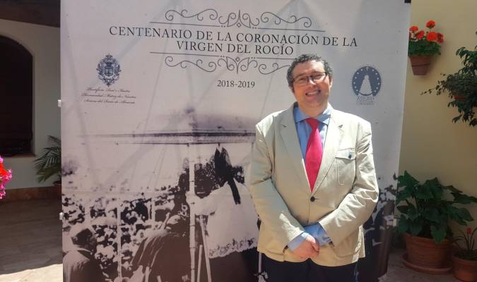 Juan Ignacio Reales se prepara para vivir su última romería como presidente de la hermandad Matriz de Almonte. Foto: J.R.
