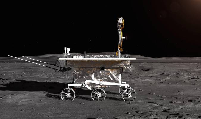 Impresión artística facilitada por el Centro de Ingeniería Espacial y Exploración Lunar de la CNSA