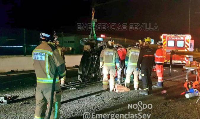 Seis heridos en una colisión en cadena en la A-92 a su paso por Torreblanca