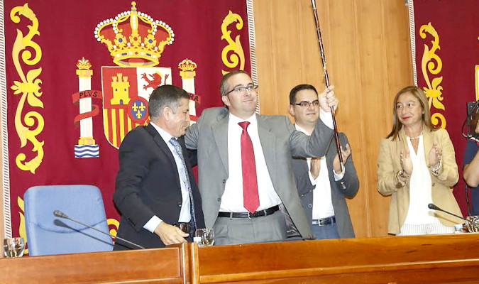 Juan Manuel Valle, alcalde de Los Palacios y Villafranca (IP-IU). / El Correo