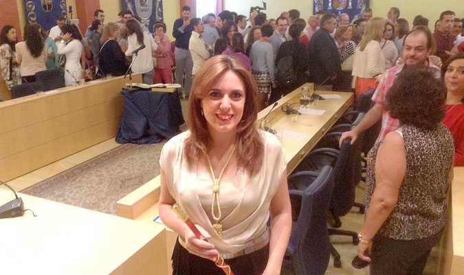 Anabel Burgos, ya alcaldesa de El Viso. / Pons