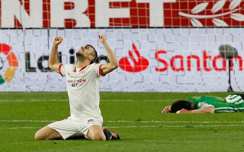  El Sevilla se lleva un derbi sin fútbol merced a un gol de En-Nesyri (1-0)
