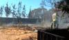 Un sorpresivo incendio entre Palomares y Mairena obliga a desalojar 11 viviendas
