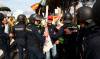 La Policía carga contra los agricultores en el Puerto de Algeciras