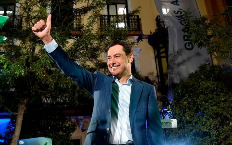 Juanma Moreno arrasa. El PSOE comienza el calvario definitivo