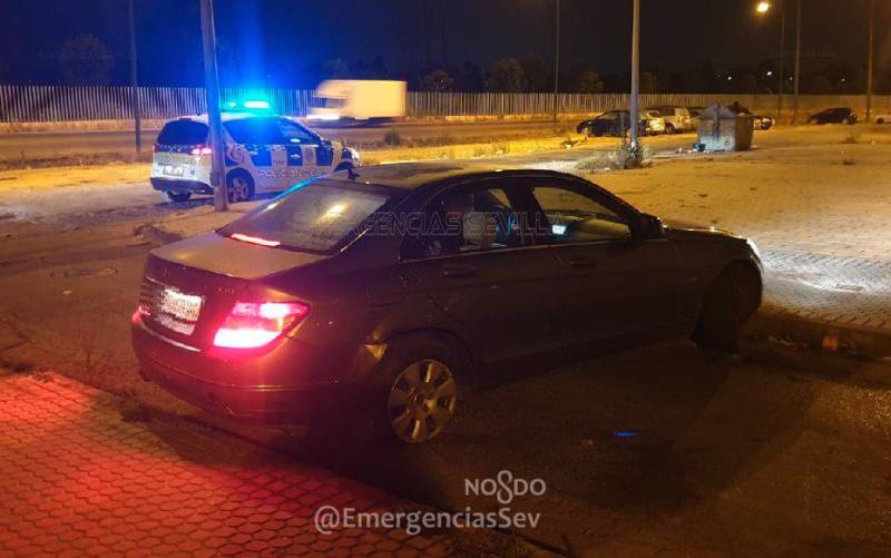 Dos detenidos en Sevilla tras una arriesgada persecución en un vehículo robado