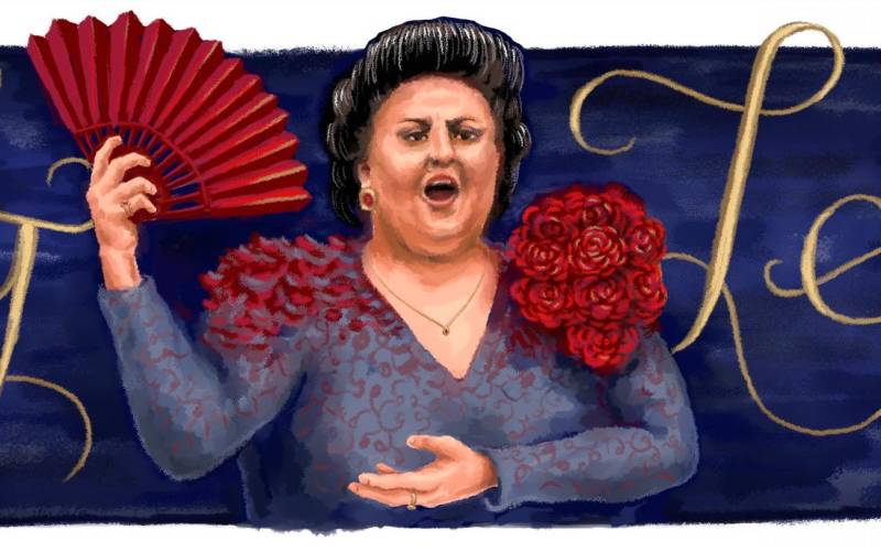 Polémica por el 'doodle' dedicado a Montserrat Caballé en Google