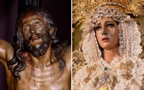  El Santísimo Cristo de la Expiración, ‘El Cachorro’, y María Santísima de la Esperanza, de Málaga