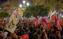 La movilización feminista contra el futuro gobierno andaluz se extiende a toda España