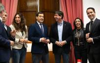 Cs presidirá el Parlamento y el PP el Gobierno andaluz con apoyo de Vox