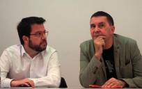 Pere Aragonés y Arnaldo Otegi. / EFE