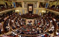 El hemiciclo del Congreso durante la sesión constitutiva de las Cortes Generales de la XV LegislaturaEFE/ Juan Carlos Hidalgo.